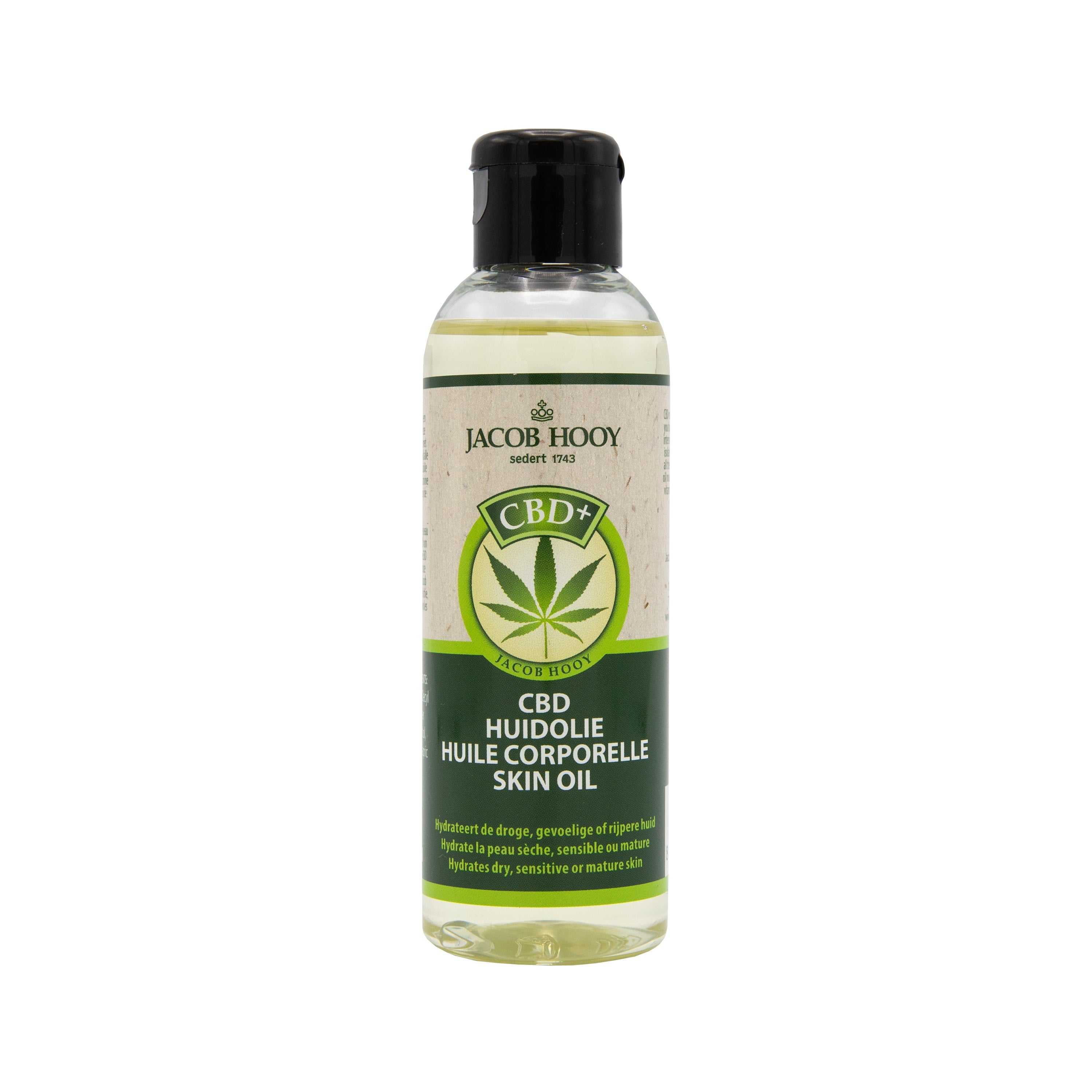 Jacob Hooy CBD plus huidolie 100.00 Milliliter