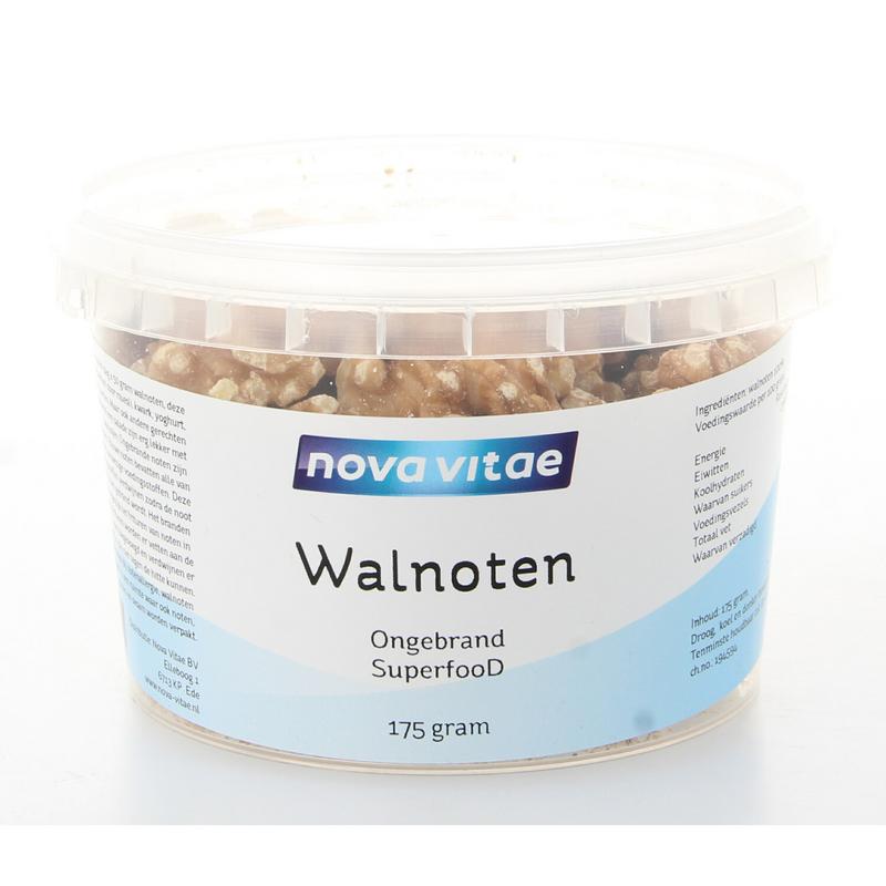 Nova Vitae Walnoten ongebrand raw 175 Gram