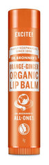 Dr Bronners Lipbalsem sinaasappel gember 4.00 Gram