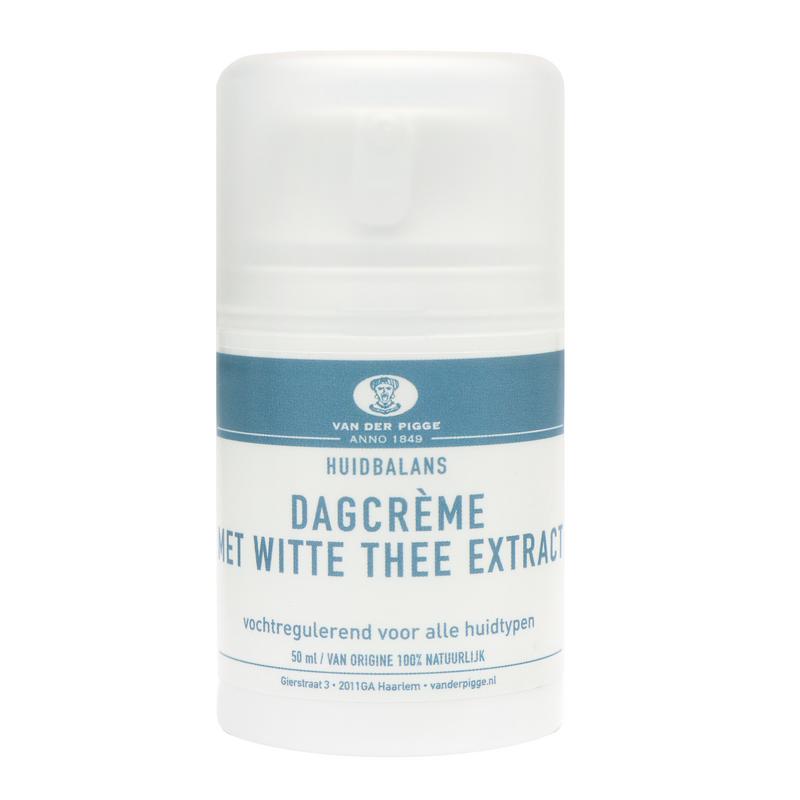 van der Pigge Huidbalans dagcreme witte thee extract 50 Milliliter