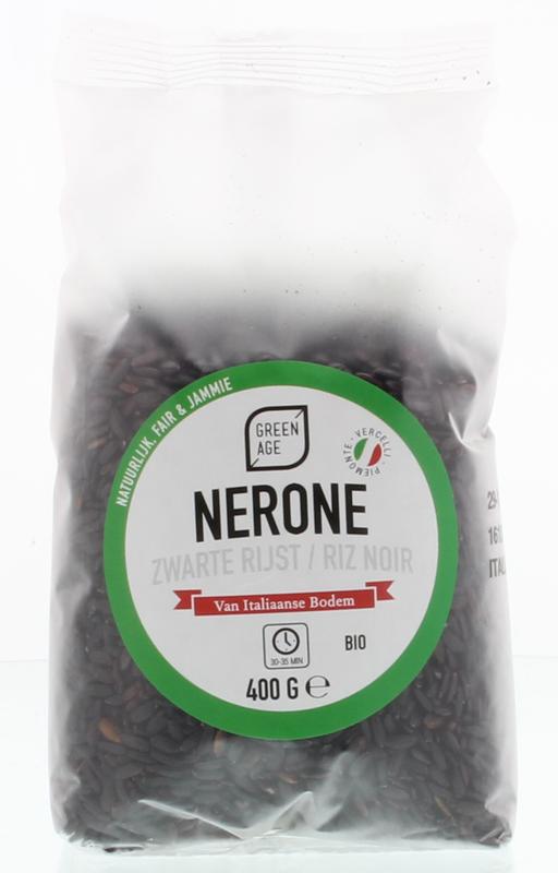 Greenage Zwarte rijst bio 400 Gram