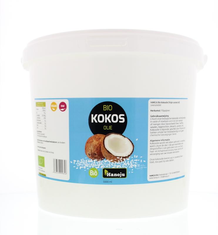 Hanoju Kokosvet virgin emmer bio 5 Liter