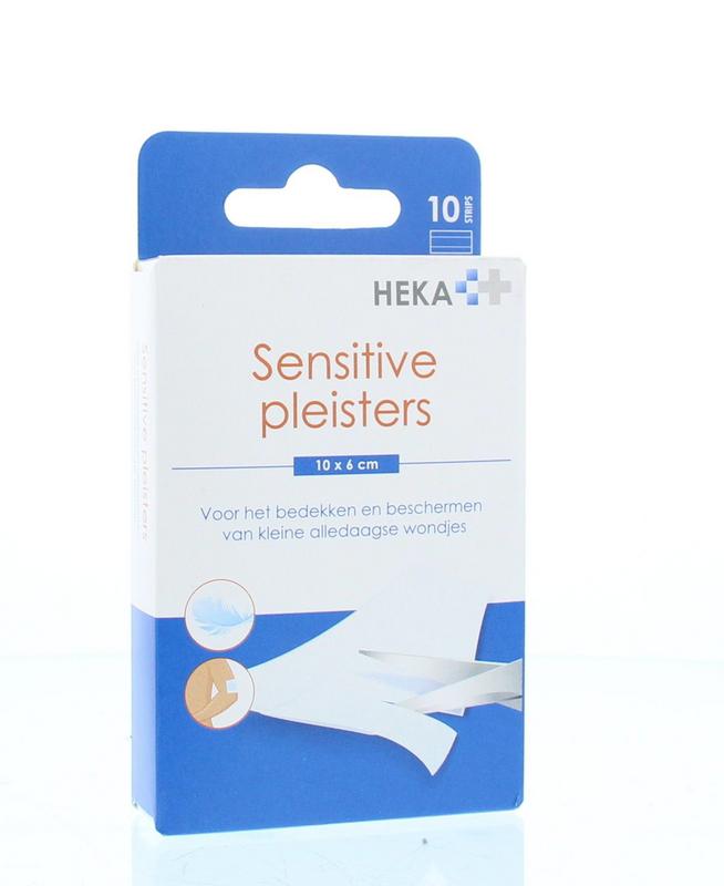 Heka Klein Wondpleister sensitive 10 x 6cm 10 Stuks