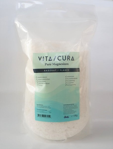 Vitacura Magnesium zout/flakes 5 Kilogram