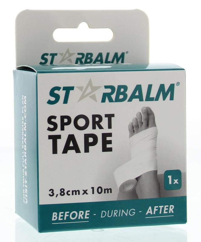 Star balm Sport tape 3.8cm x 10m single box 1 Stuks