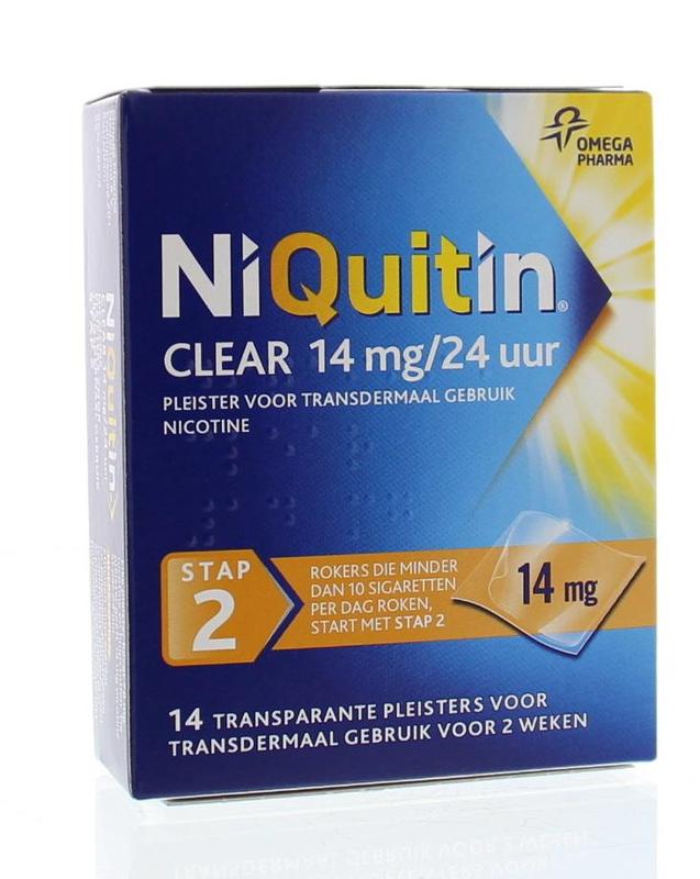 Niquitin Stap 2 14mg 14 Stuks