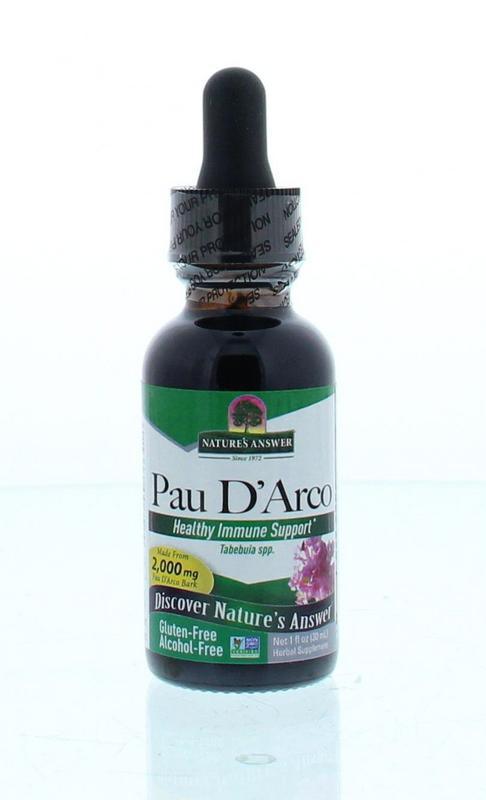 Natures Answer Pau d'arco extract alcoholvrij 30 Milliliter