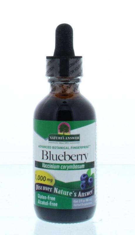 Natures Answer Blauwe bes extract alcoholvrij 60 Milliliter