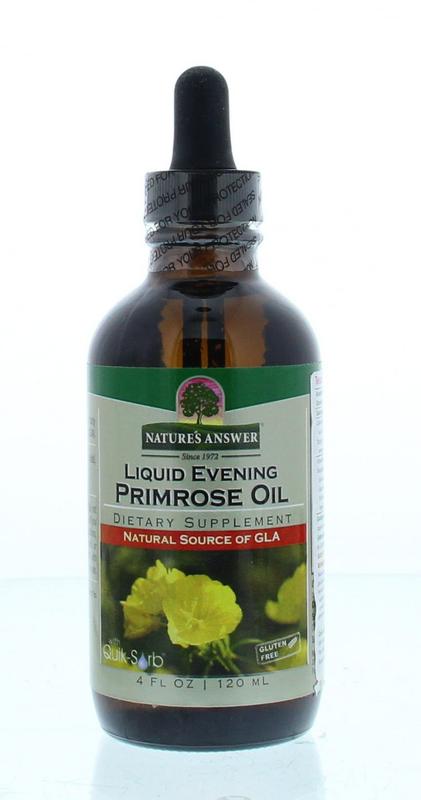 Natures Answer Vloeibaar teunisbloemolie 10% GLA 120 Milliliter