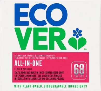 Ecover Vaatwastabletten all-in-1 68 Tabletten