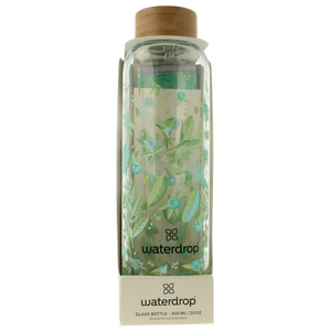 Waterdrop  Glazen drinkfles edition clean 600ml 1.00 Stuks
