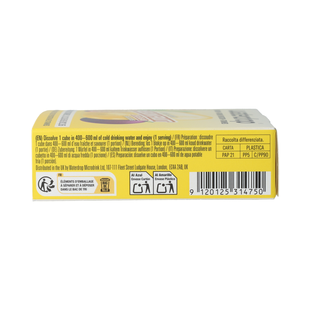 Waterdrop  Microdrink sky passion fruit bruistabletten 12.00 Stuks