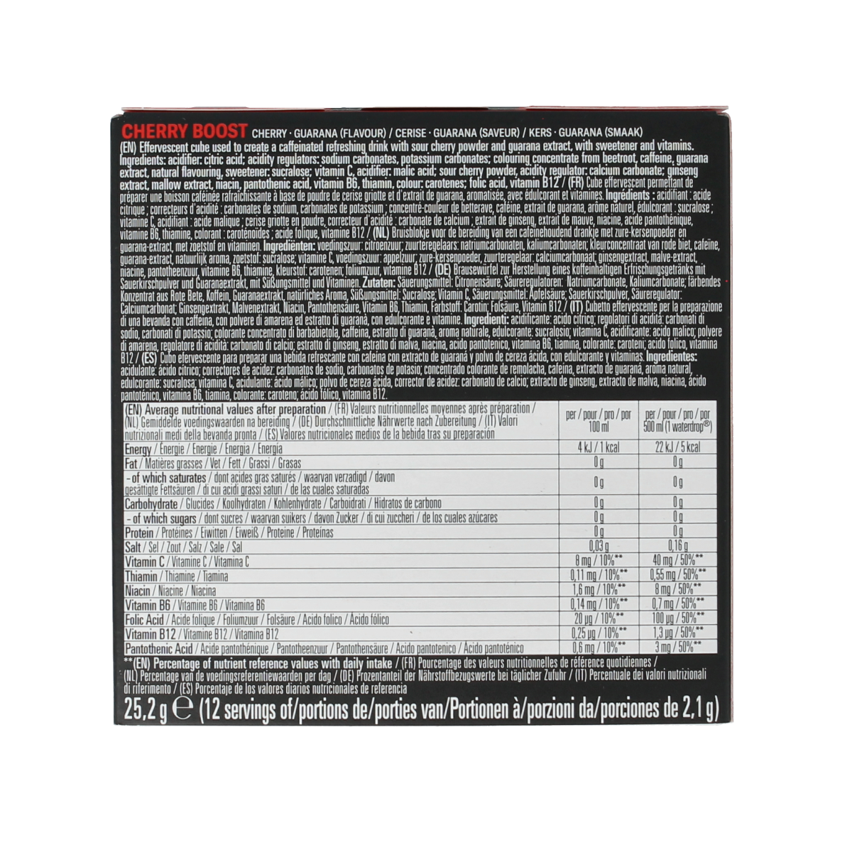 Waterdrop  Microenergy cherry boost 12.00 Stuks