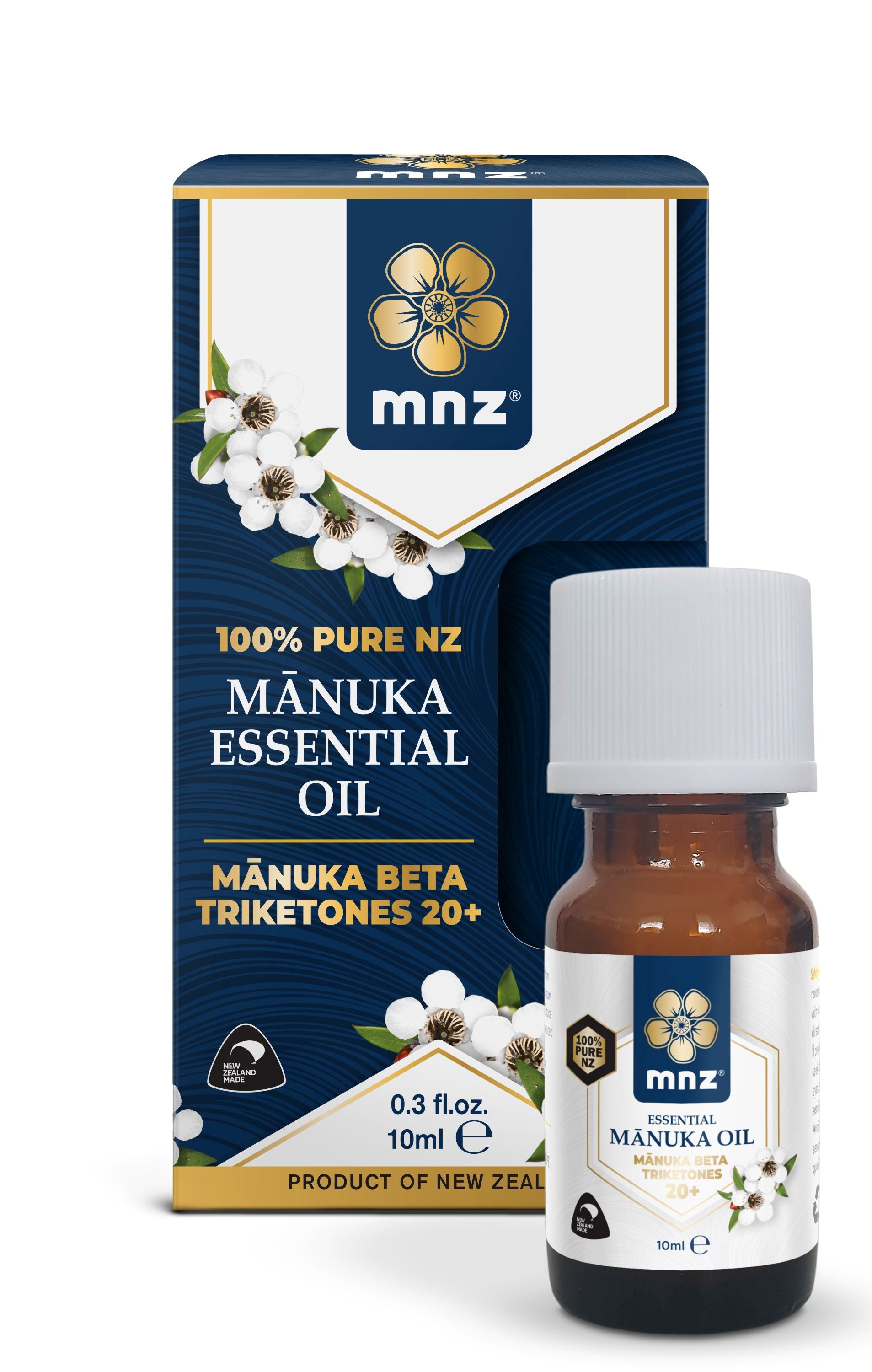 MNZ (Manuka New Zealand) Manuka Olie (leptospermum scoparium) 10.00 Milliliter