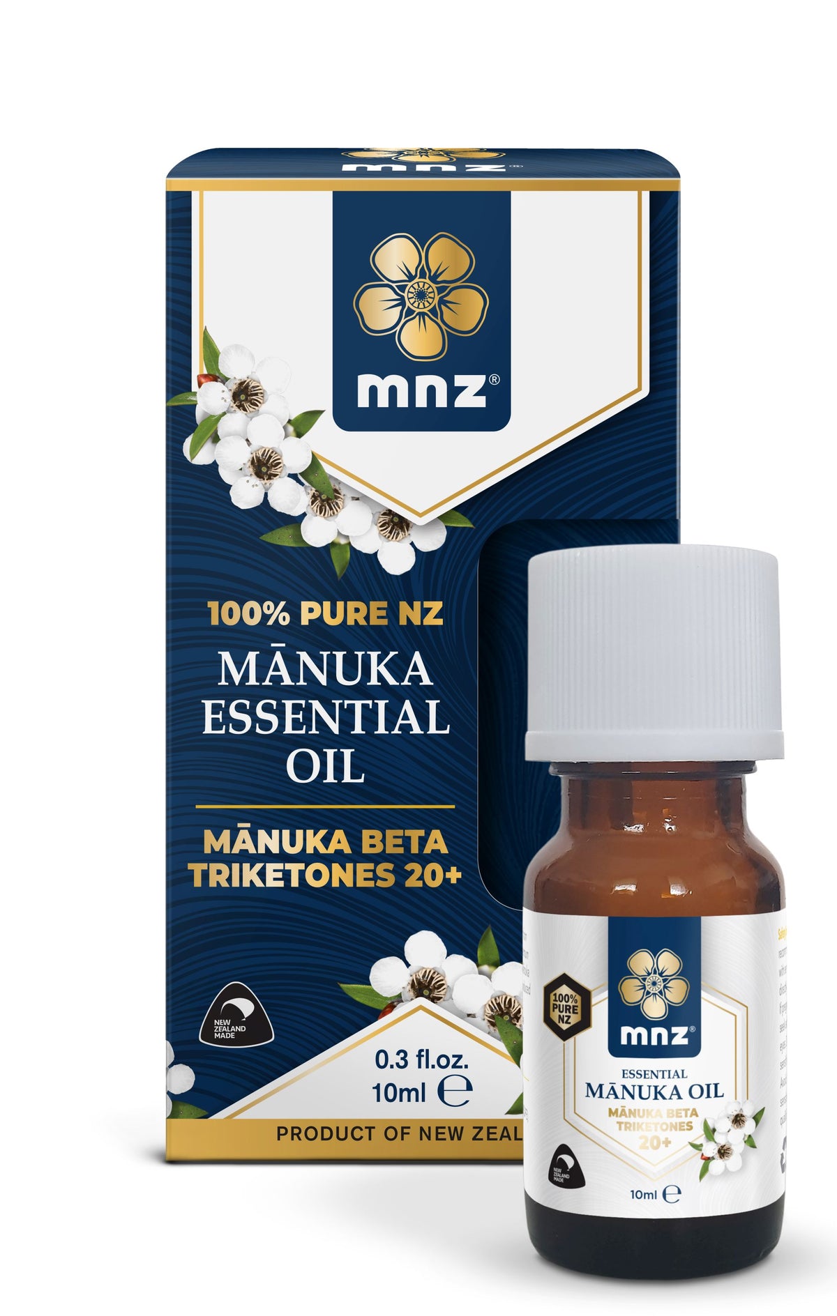 MNZ (Manuka New Zealand) Manuka Olie (leptospermum scoparium) 10.00 Milliliter