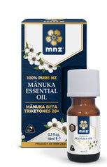 MNZ (Manuka New Zealand) Manuka Olie (leptospermum scoparium) 10.00 Milliliter
