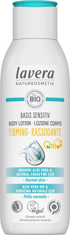 Lavera Basis Sensitiv bodylotion firming bio EN-IT 250 Milliliter