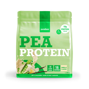 Purasana Plant protein erwt vanille 400.00 Gram