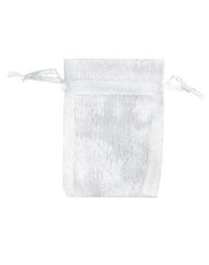 Ruben Robijn Organza buidel 9x12 zilver 1 Stuks