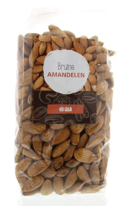 MijnNatuurwinkel Bruine amandelen 450 Gram