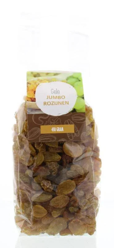 MijnNatuurwinkel Gele jumbo rozijnen 450 Gram