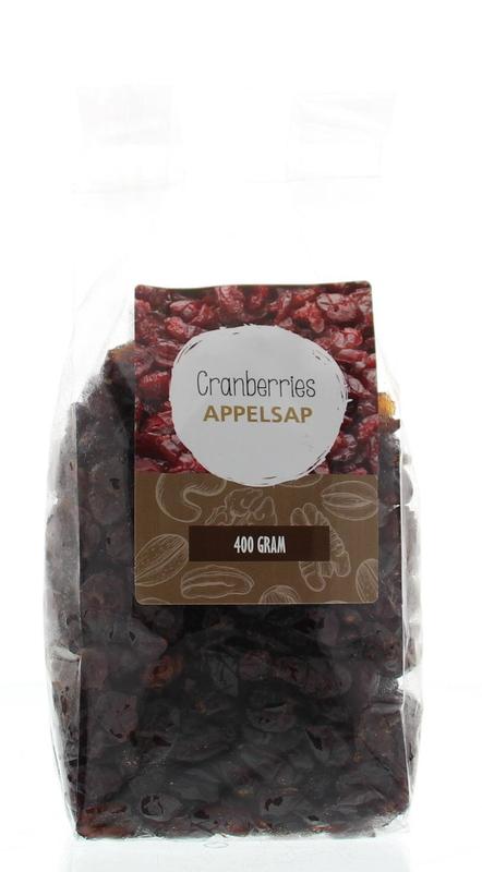 MijnNatuurwinkel Cranberries gezoet met appeldiksap 400.00 Gram