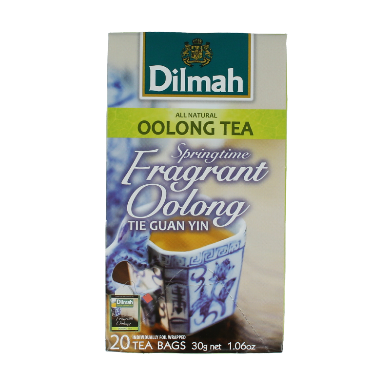Dilmah Springtime fragrant oolong green tea 20 Zakjes