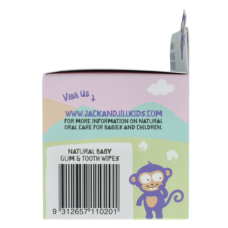 Jack N Jill Natural baby gum & tooth wipes 25 Stuks