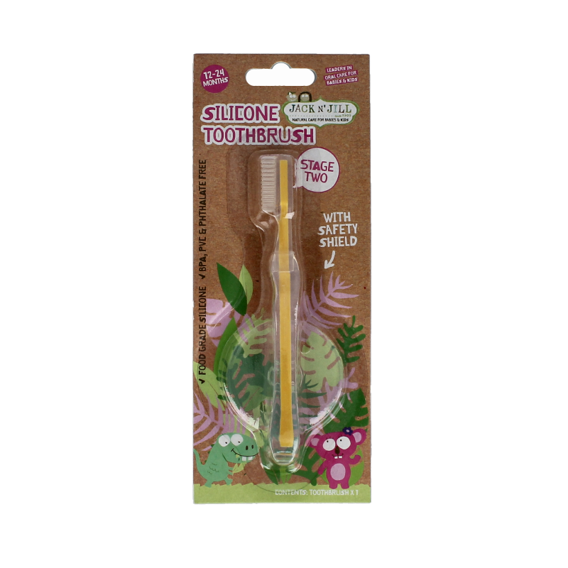 Jack N Jill Silicone toothbrush 1 Stuks