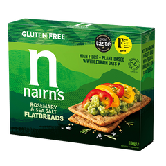 Nairns Flatbread rosemary & seasalt 150.00 Gram