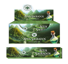 Green Tree Wierookstokjes aqua sagrados natural 15 Gram