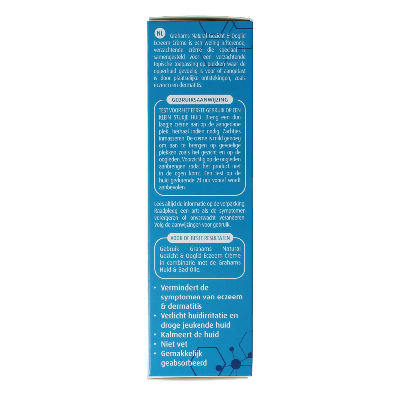 Grahams Gezicht & ooglid eczeem creme 50 Gram