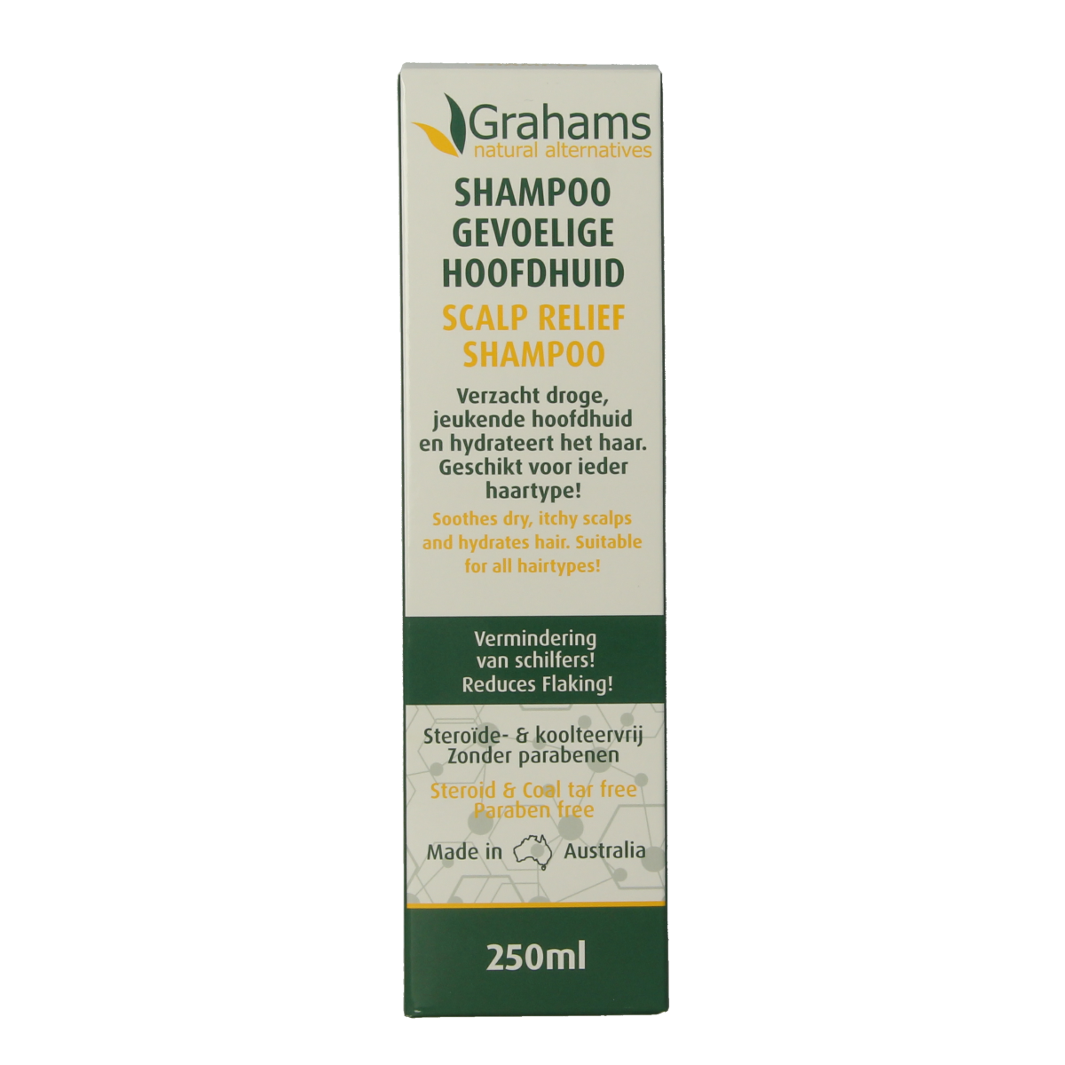 Grahams Shampoo gevoelige hoofdhuid 250.00 Milliliter