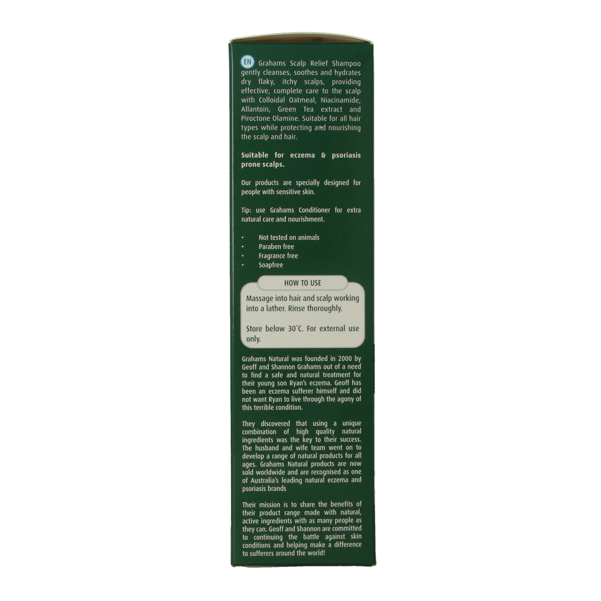 Grahams Shampoo gevoelige hoofdhuid 250.00 Milliliter