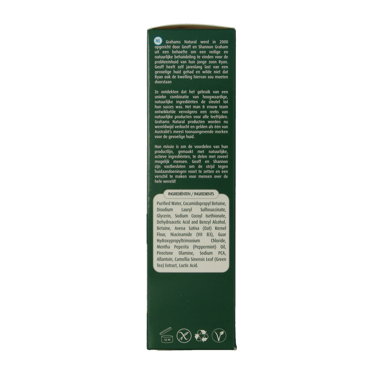 Grahams Shampoo gevoelige hoofdhuid 250.00 Milliliter