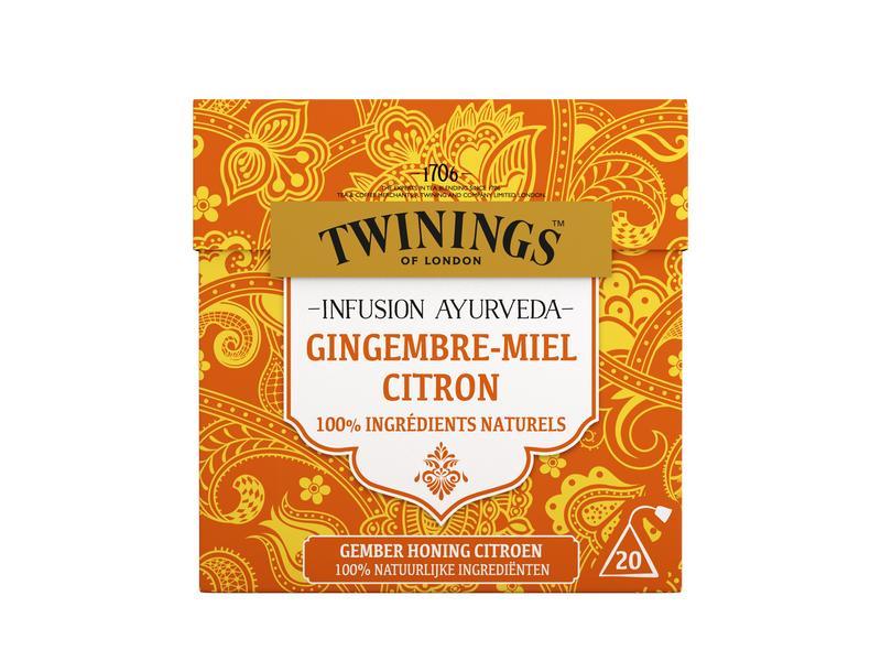Twinings Ayurveda gember honing citroen 20 Zakjes