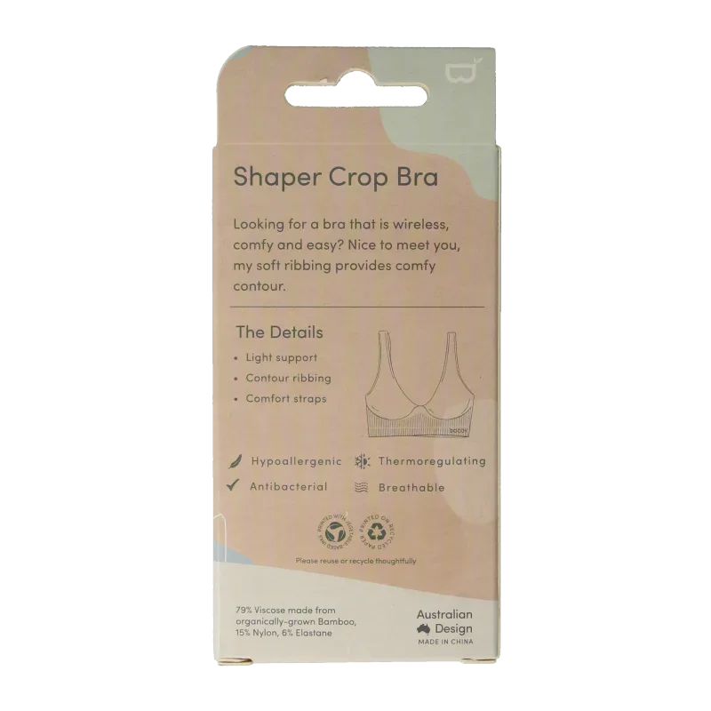 Boody  Shaper crop bh blush S 1 Stuks