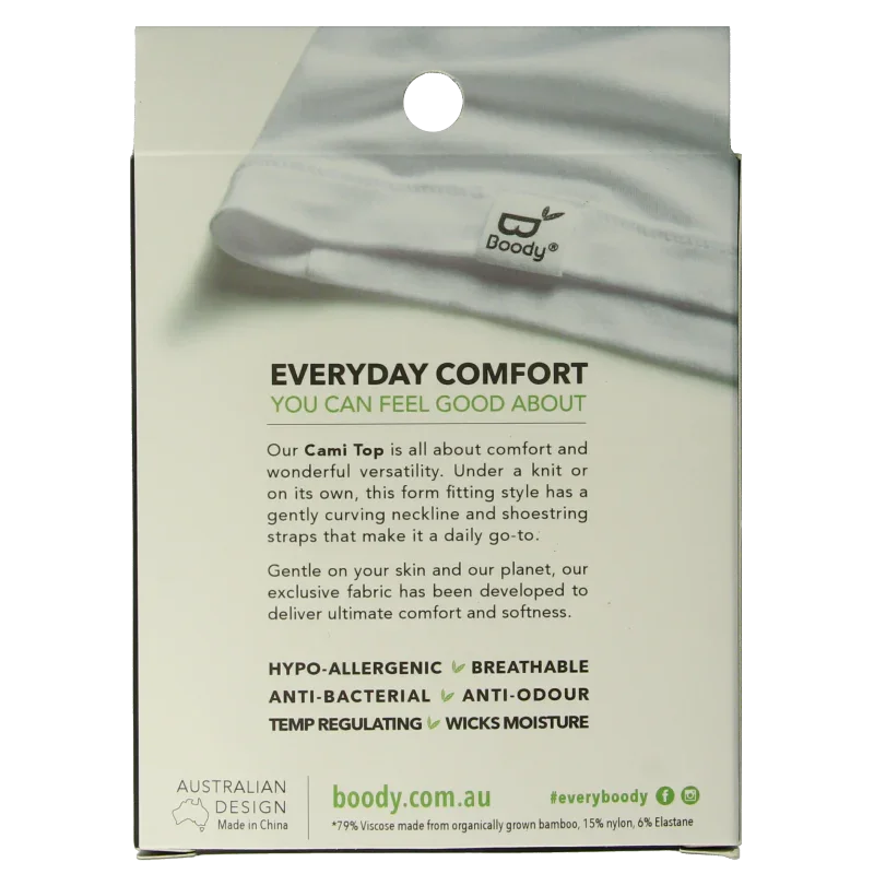 Boody  Cami top zwart S 1 Stuks