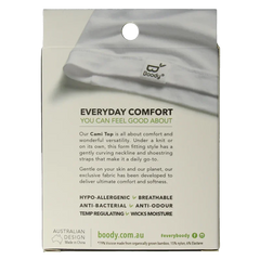 Boody  Cami top wit S 1 Stuks