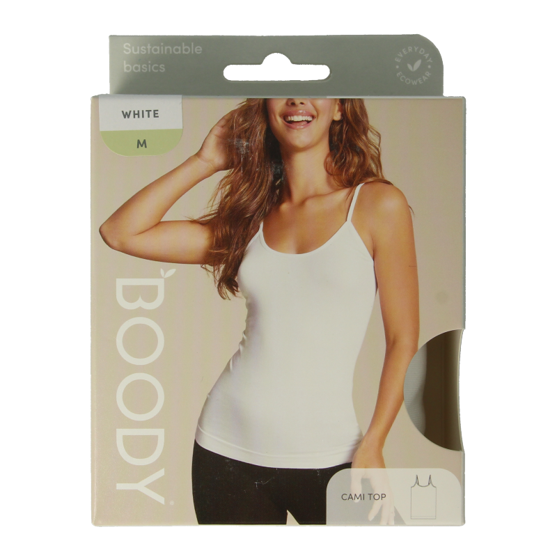 Boody  Cami top wit M 1 Stuks