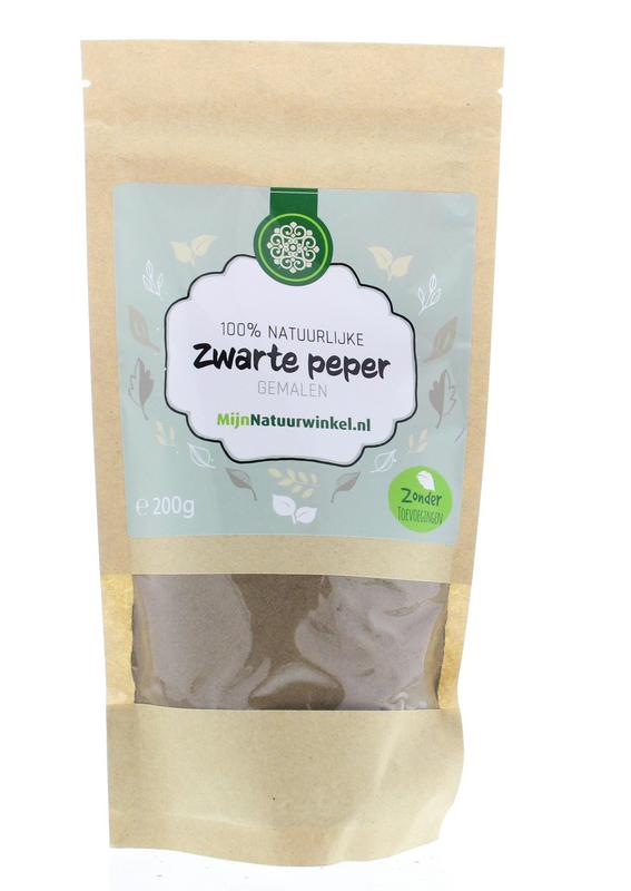MijnNatuurwinkel Zwarte peper gemalen 200.00 Gram