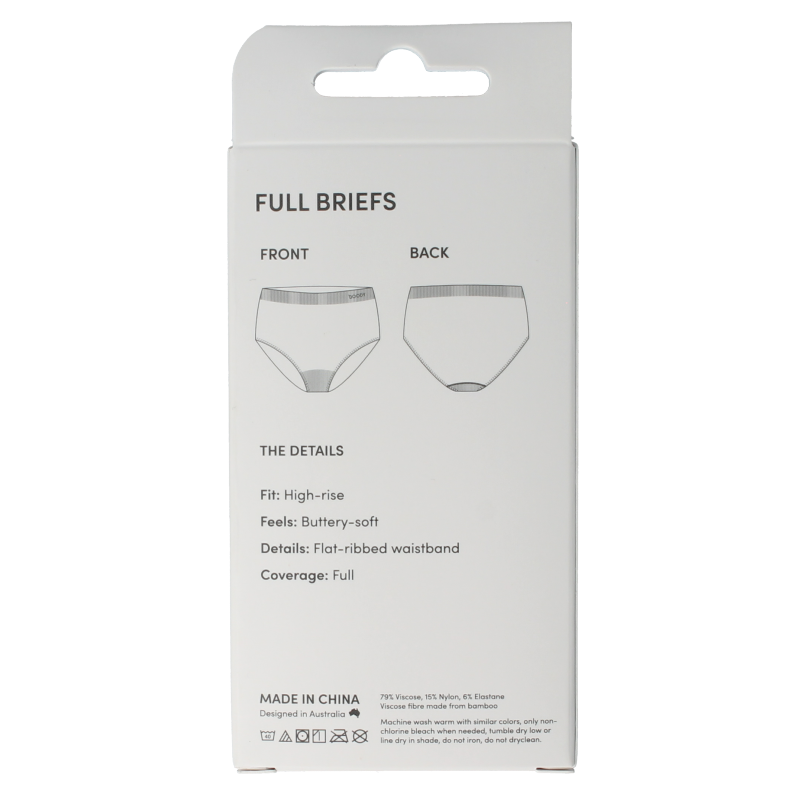 Boody  Full brief tailleslip zwart M 1 Stuks