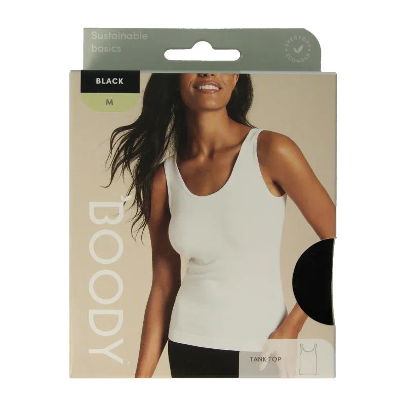 Boody  Tank top zwart M 1 Stuks