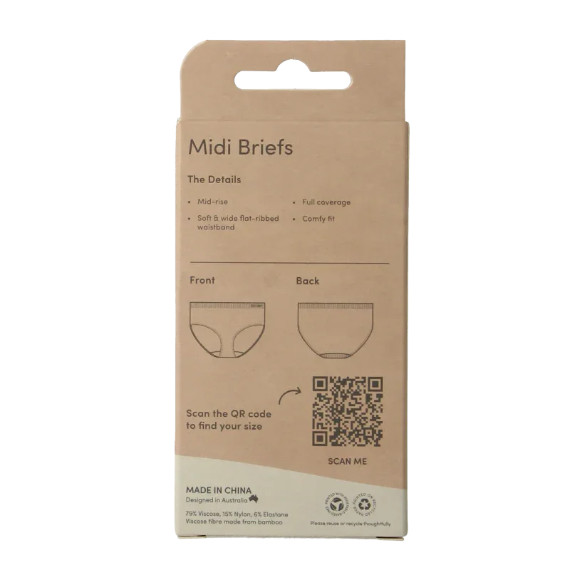 Boody  Midi heupslip blush M 1 Stuks