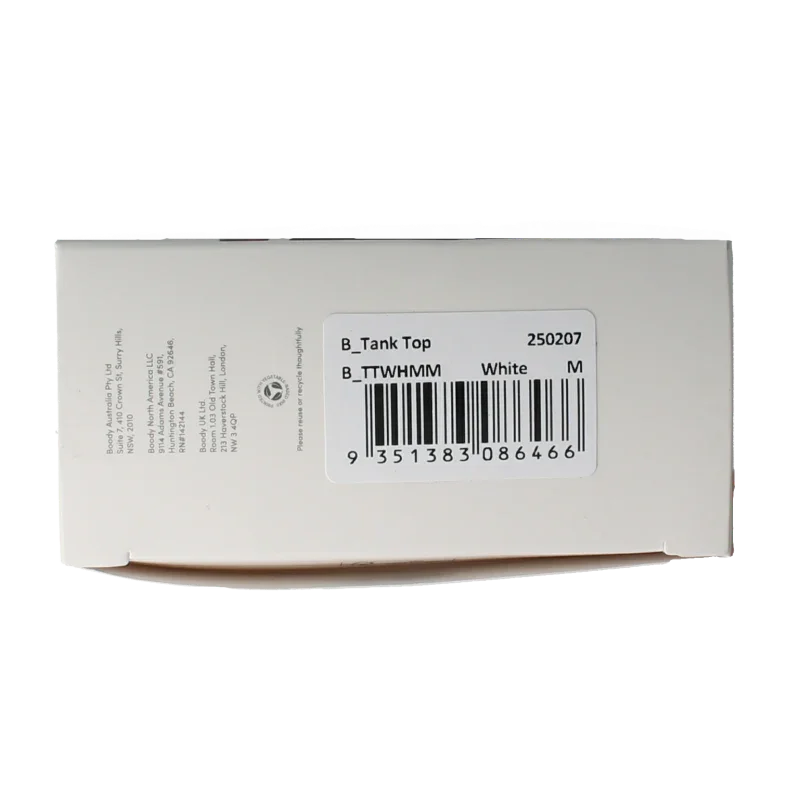 Boody  Tank top wit M 1 Stuks