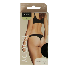 Boody  G-string zwart M 1 Stuks