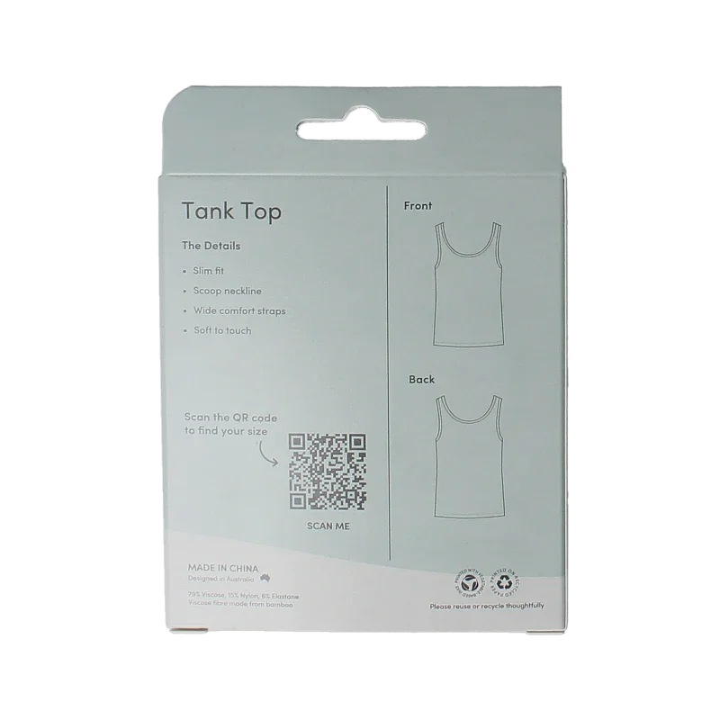 Boody  Tank top zwart S 1 Stuks
