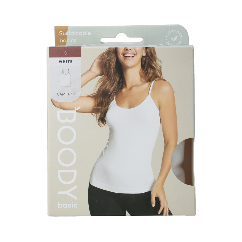 Boody  Cami top wit S 1 Stuks