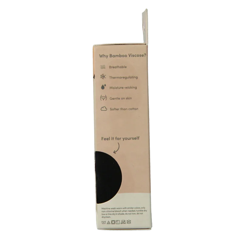 Boody  Boyleg damesslip zwart M 1 Stuks