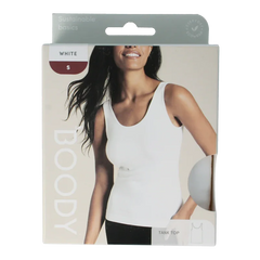 Boody  Tank top wit S 1 Stuks